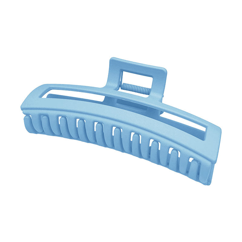 Large Matte Rectangle Hair Claw - Pastel Colors