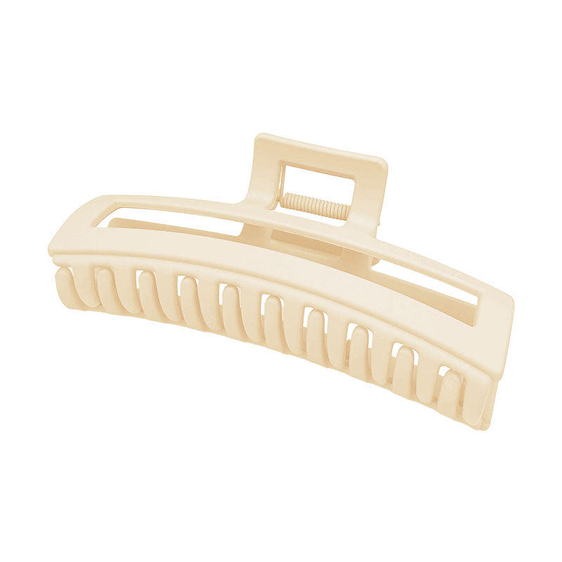 Large Matte Rectangle Hair Claw - Pastel Colors