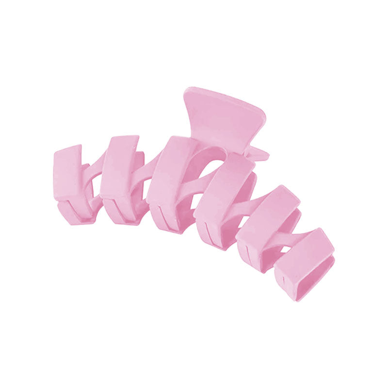 Large Matte Twist Hair Claw - Pastel Colors