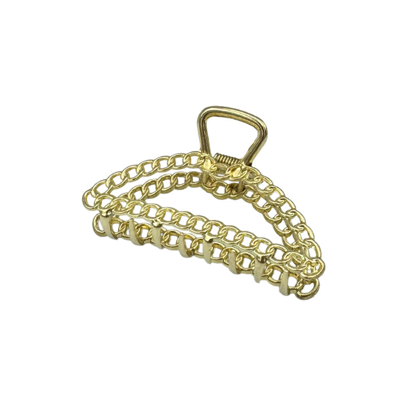 Medium Gold Chain Hair Claw