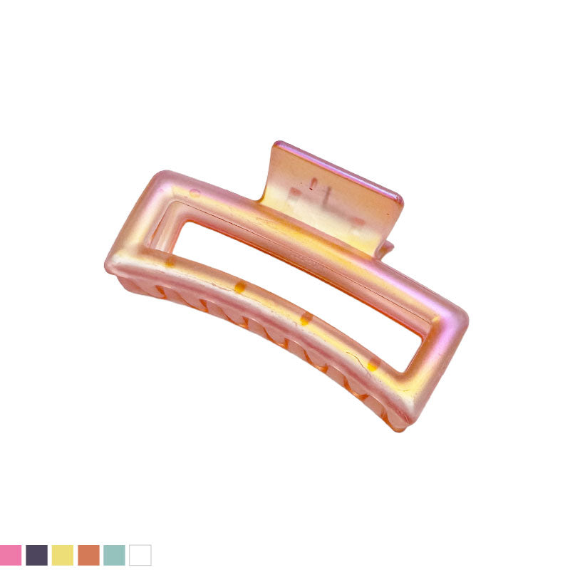 Medium Holographic Rectangle Hair Claw