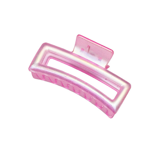 Medium Holographic Rectangle Hair Claw