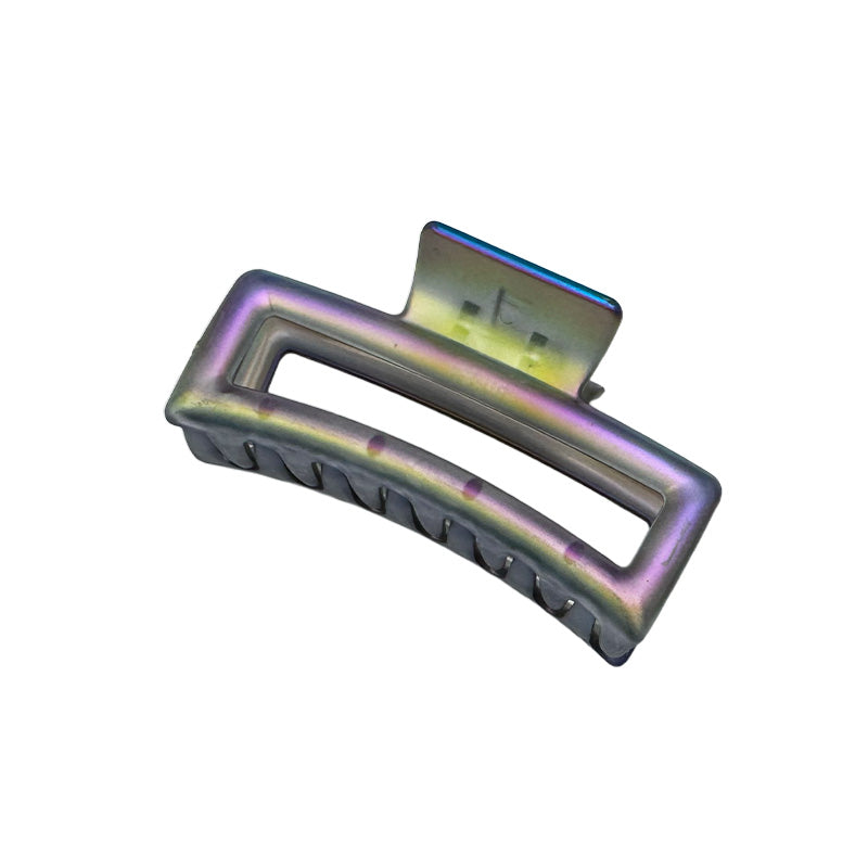 Medium Holographic Rectangle Hair Claw