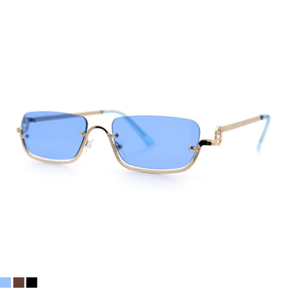 Metal Frame Rectangle Sunglasses