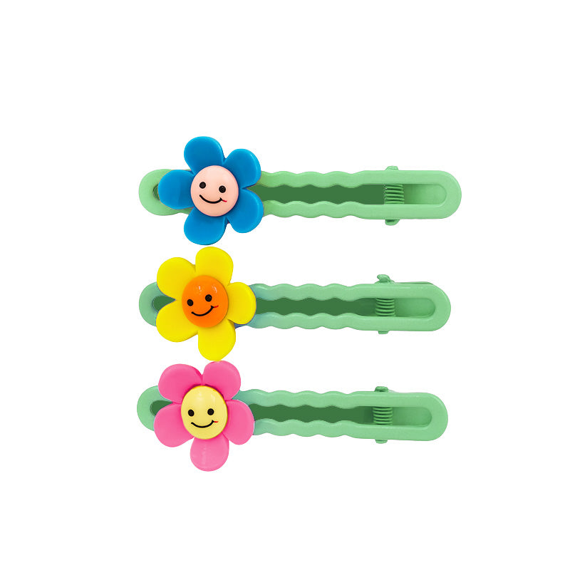Set of 3 Flower Hair Clips