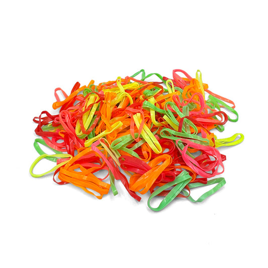 Neon Colors Small Rubber Hair Ties
