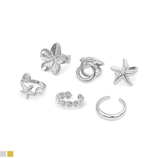 Adjustable Design 6pcs Set of Rings