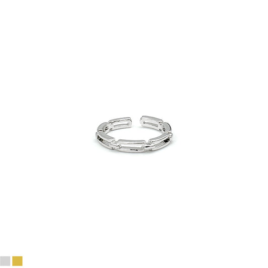 Adjustable Link Pattern Ring