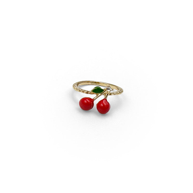 Cherry Drop Ring