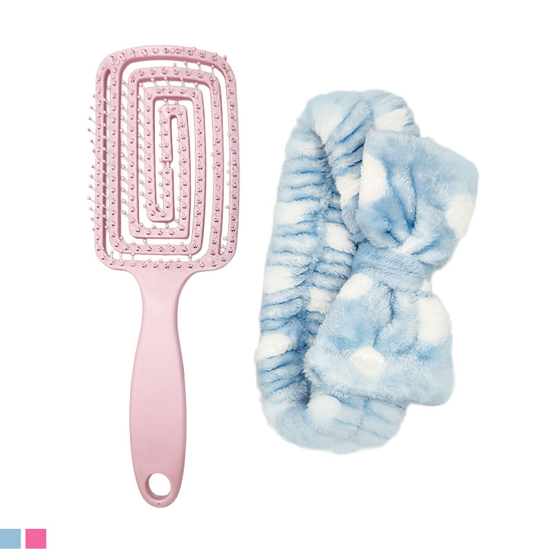Detangling Brush & Headband Set