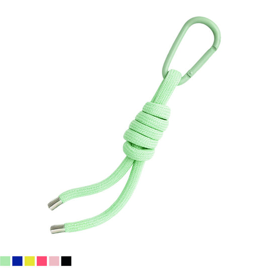 Durable Rope Knot Keychain with Carabiner