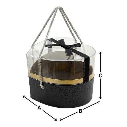 heart shaped black gift box for jewelry and gifts