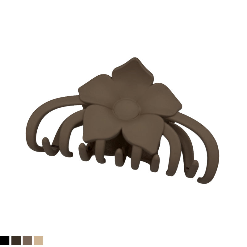Medium Petal Matte Hair Claw – Neutral Colors
