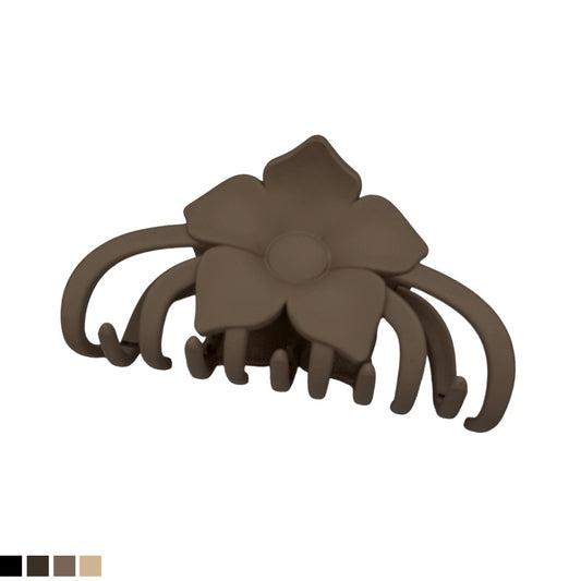 Medium Petal Matte Hair Claw – Neutral Colors