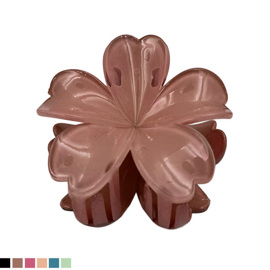 Heart Petal Flower Hair Claw