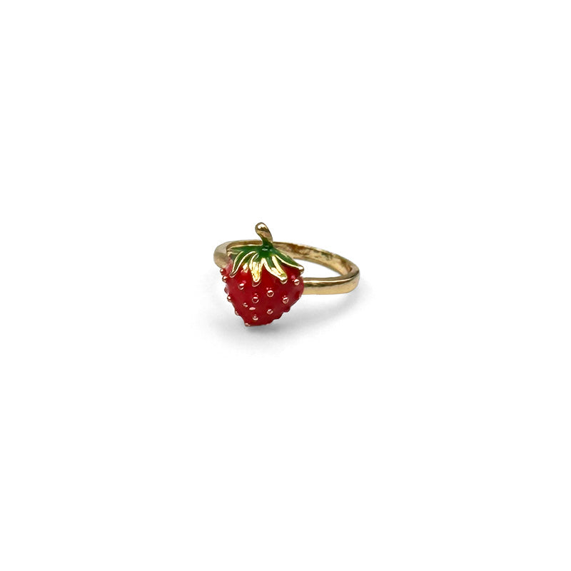 Strawberry Charm Ring
