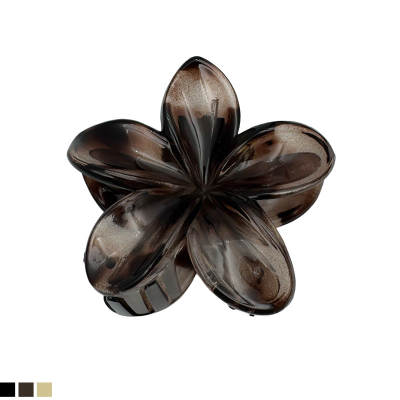 Petal Flower Hair Claw – Neutral Colors