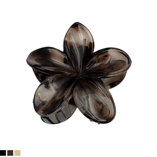 Petal Flower Hair Claw – Neutral Colors