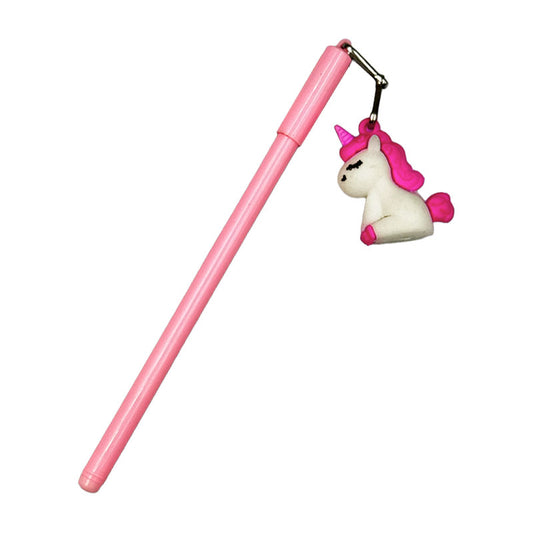 Unicorn Pen with Charm and Blue Ink Pen