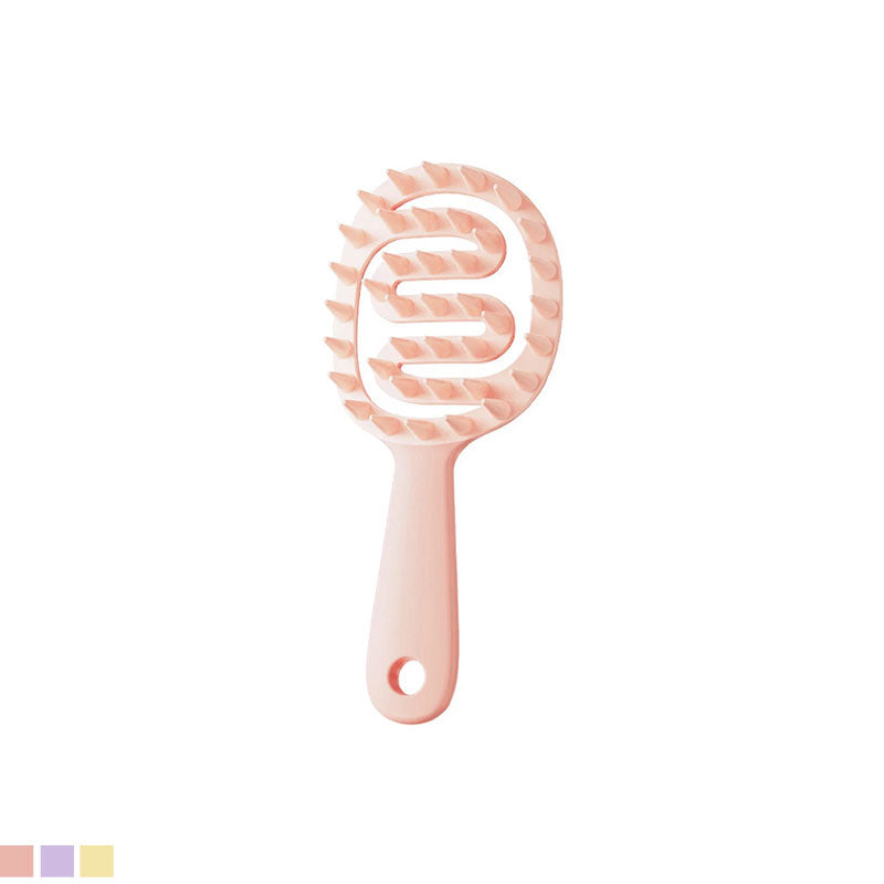 Scalp Silicone Massager Hair Brush