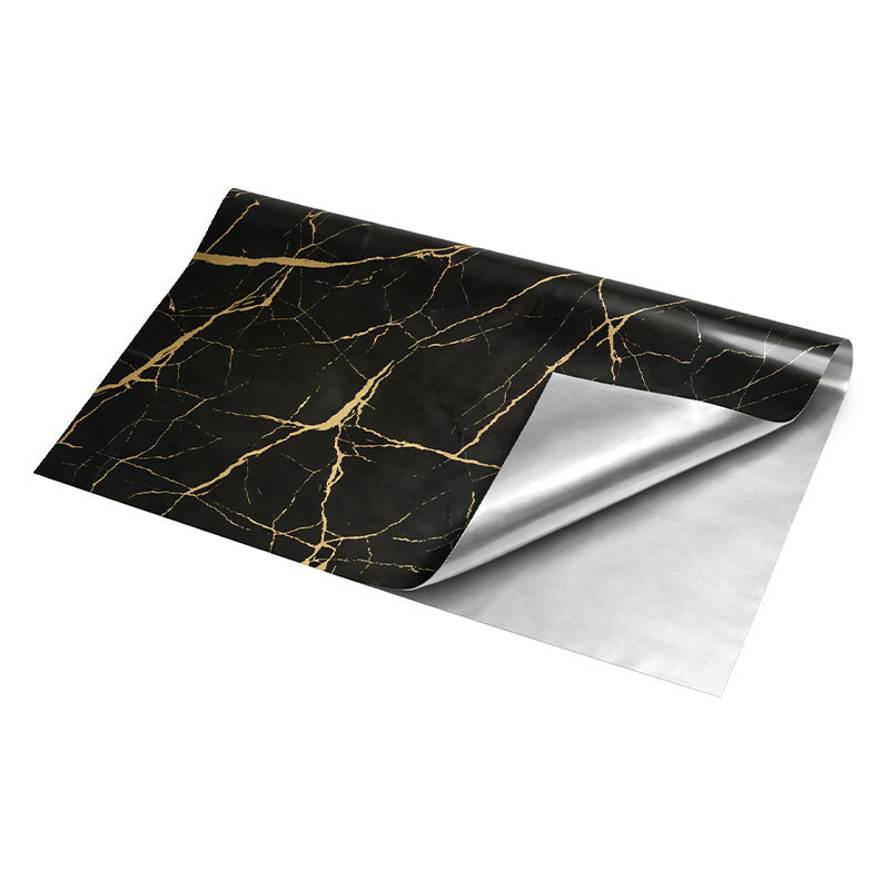 Black Marble Effect Wrapping Paper