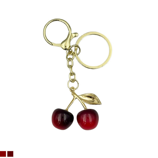 Cherry Charm Keychain