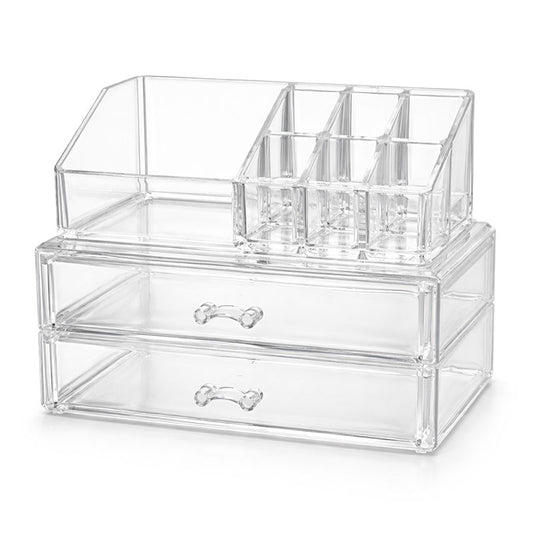Clear Makeup & Beauty Organizer with Drawers