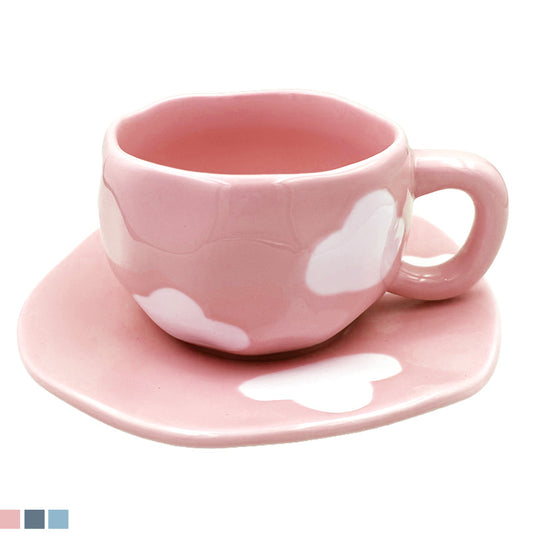 Cloud Saucer Ceramic Mug