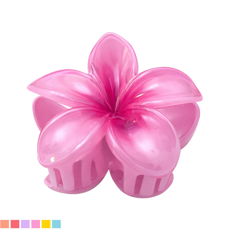 Colorful Flower Hair Claw