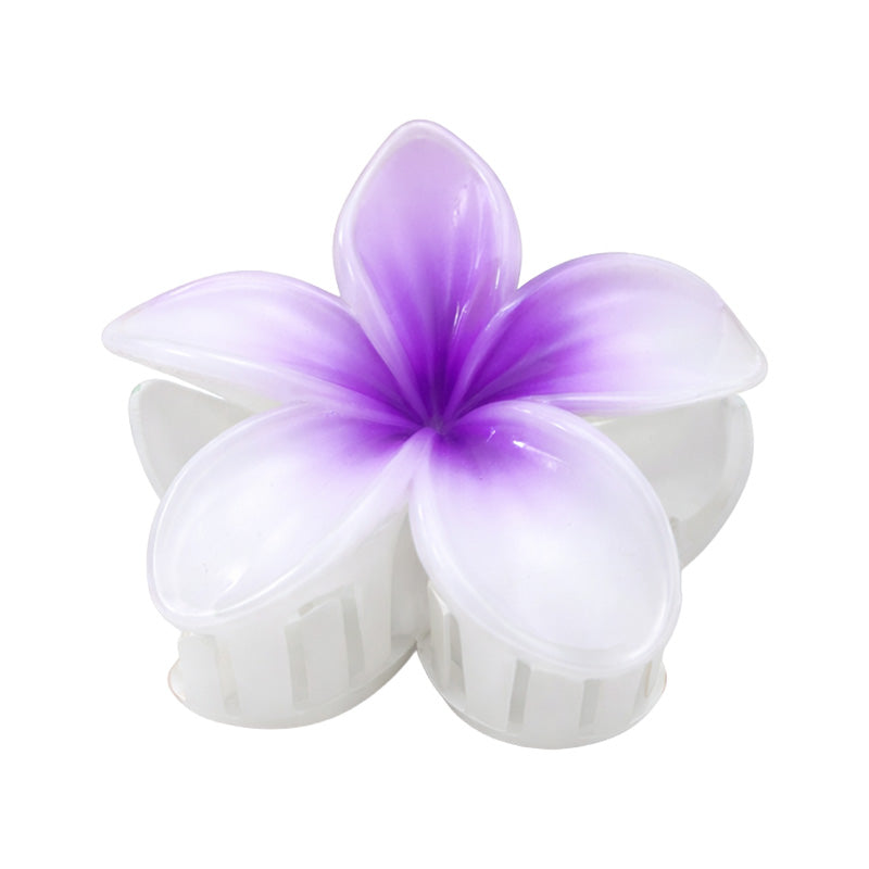 Colorful Flower Hair Claw