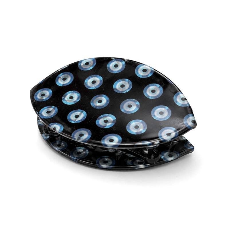 Medium Evil Eye Pattern Hair Claw