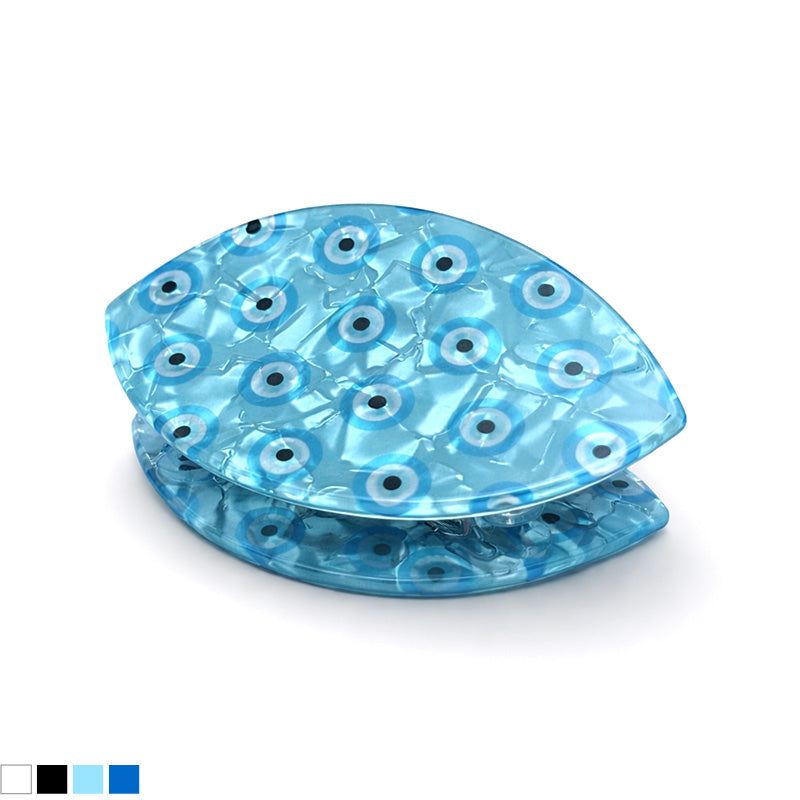 Medium Evil Eye Pattern Hair Claw