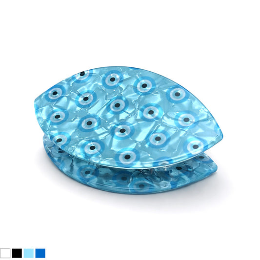 Medium Evil Eye Pattern Hair Claw