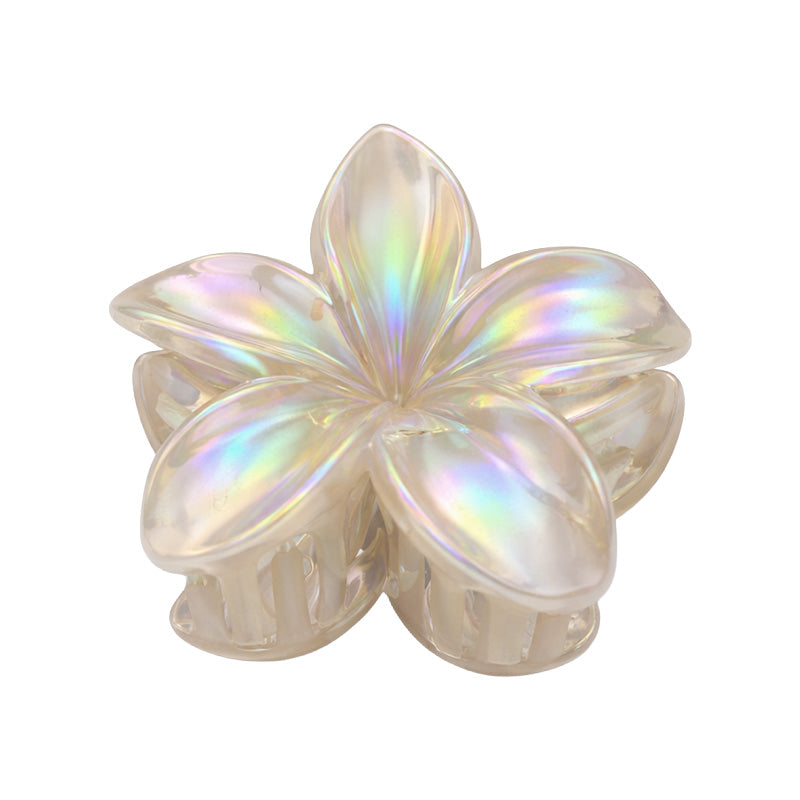 Holographic Flower Hair Claw
