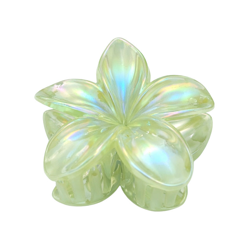 Holographic Flower Hair Claw