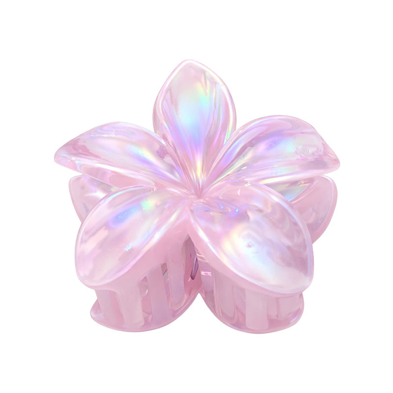 Holographic Flower Hair Claw