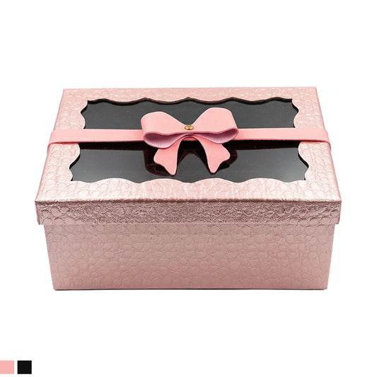 Rectangular Gift Box with Removable Bow - 3 sizes