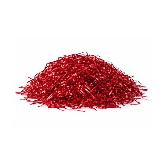 Shiny Red Shredded Gift Box Filling
