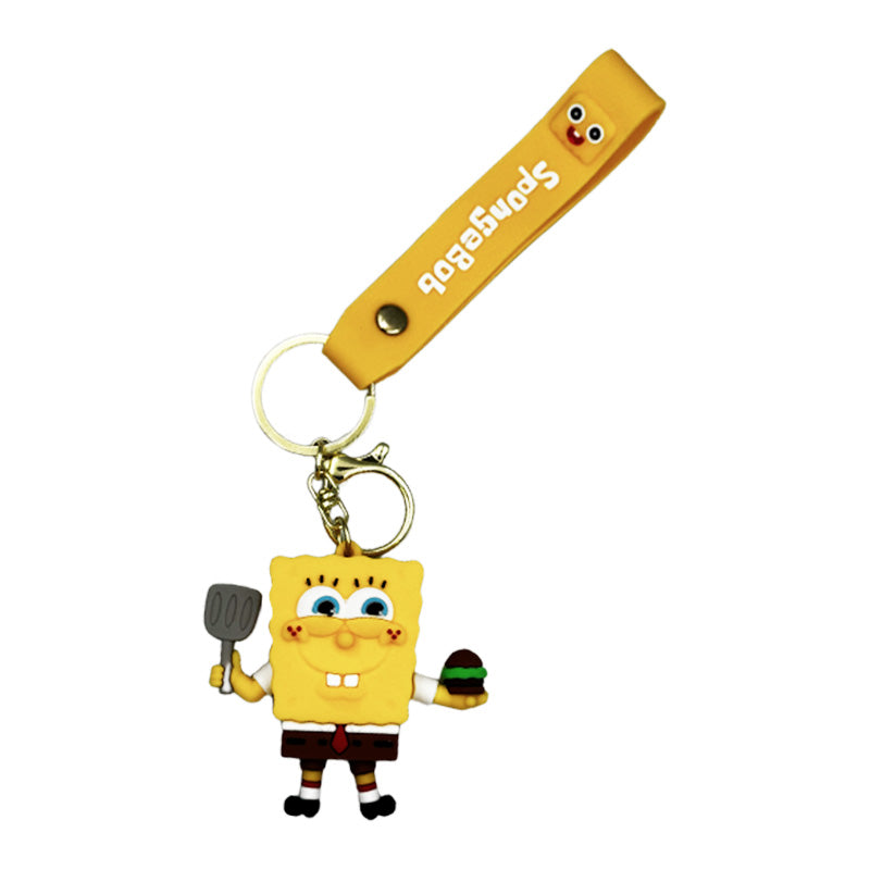 SpongeBob Cartoon Keychain – Burger