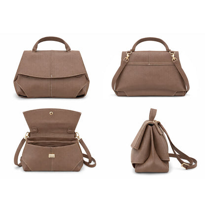 Structured Handbag with Top Handle