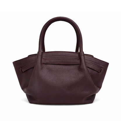 Structured Burgundy Handbag