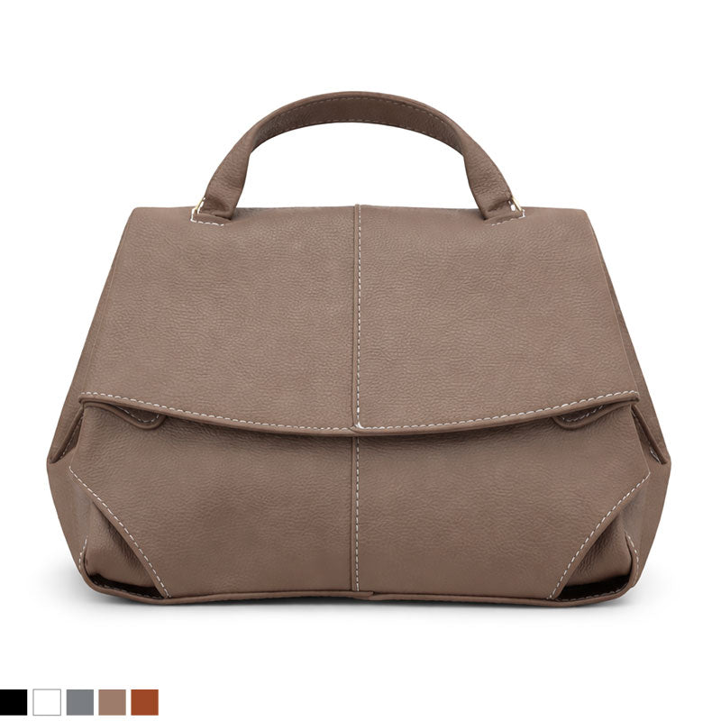 Structured Handbag with Top Handle