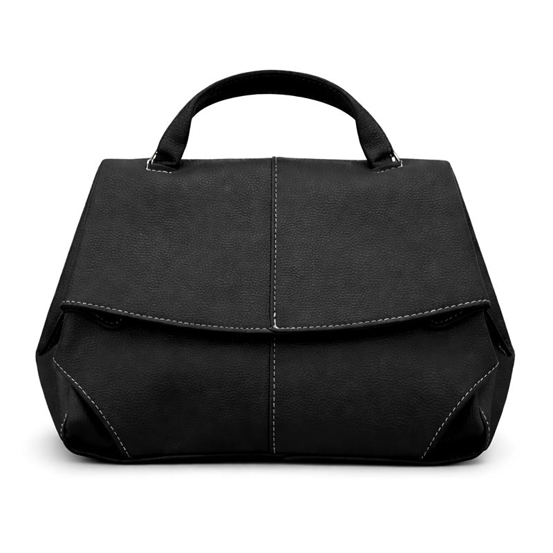 Structured Handbag with Top Handle