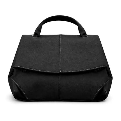 Structured Handbag with Top Handle