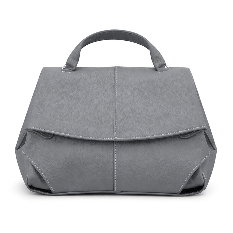 Structured Handbag with Top Handle