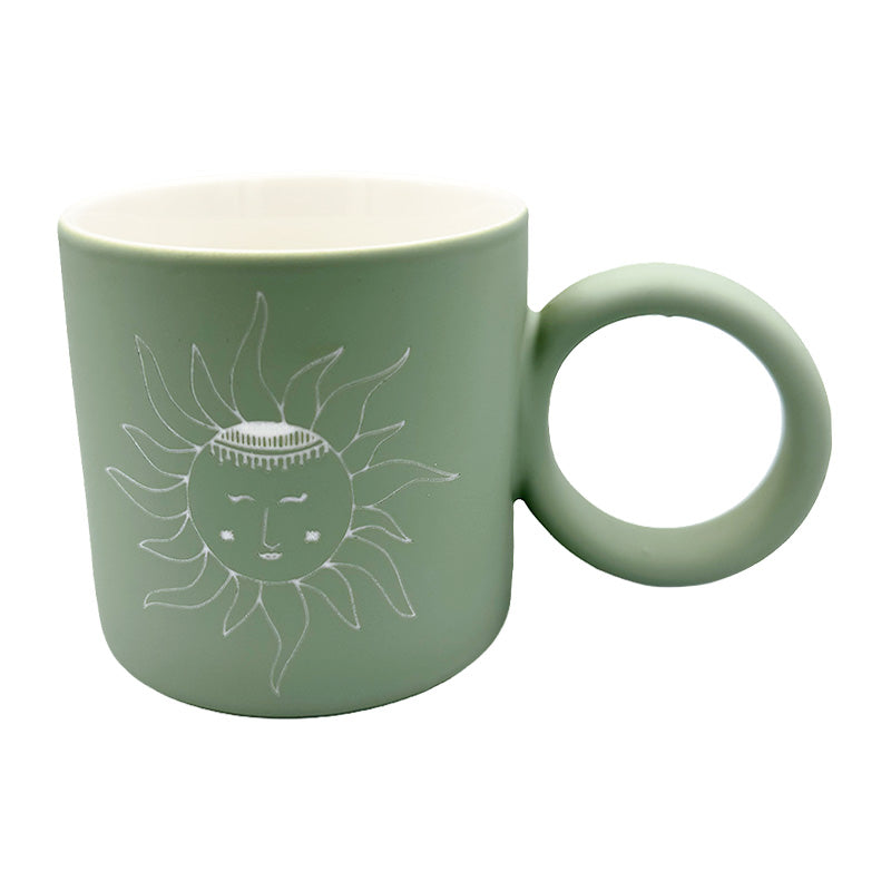 Sun Illustration Ceramic Mug