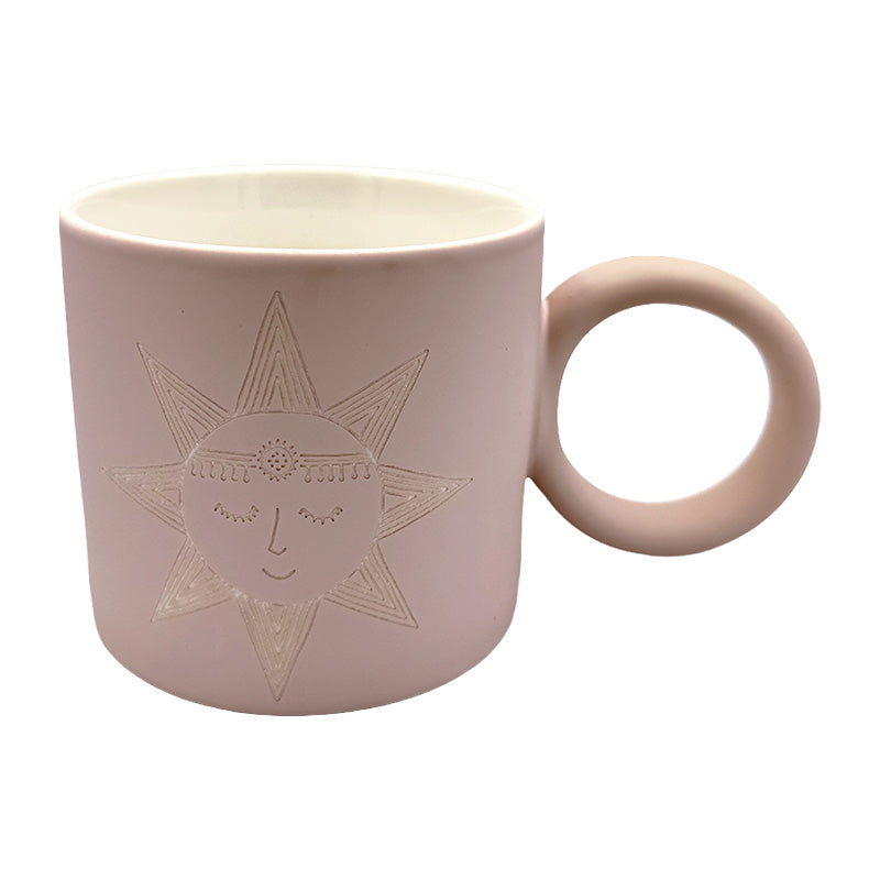 Sun Illustration Ceramic Mug
