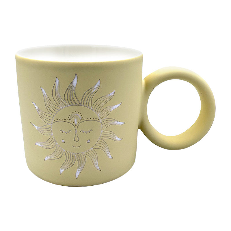 Sun Illustration Ceramic Mug