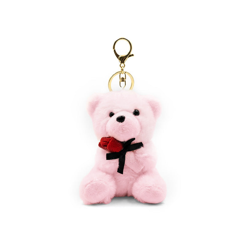 Teddy Bear Plush Keychain