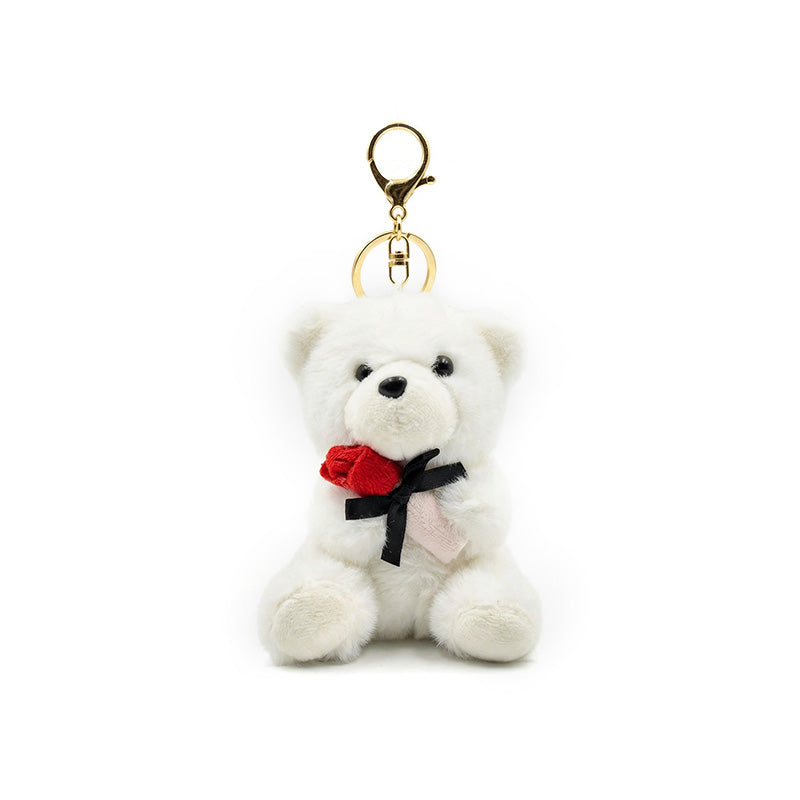 Teddy Bear Plush Keychain